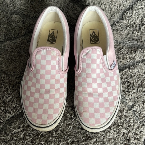 Vans - checkerboard classic slip on shoe - Picture 2 of 8